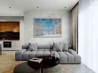 Flocked Living Room