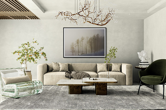 Cloaked Living Room