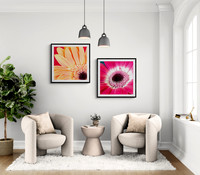 Gerbera Collage Conversation Room