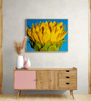 Blooming Sunflower Credenza
