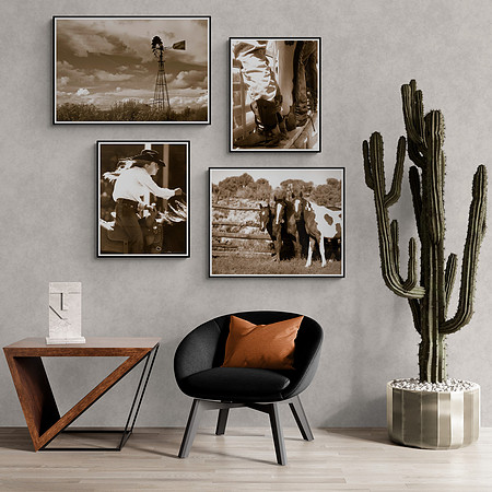 Encounters Out West Sitting Room Collage