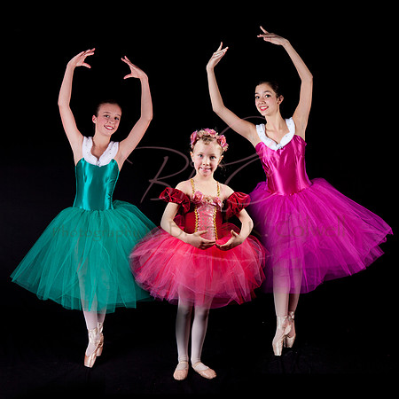 Layered 3 ballerinas lr